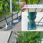 Порошковое покрытие 3D панельного ограждения