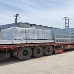 Транспортировка сварных габионных конструкций и упакованных металлических сетчатых панелей на грузовом полуприцепе