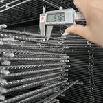 Измерение диаметра арматурного прутка сварной сетки штангенциркулем 5.16 мм