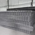 Складские запасы сварной арматурной сетки в картах для строительных работ