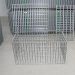 Сварной габионный короб с прямоугольной ячейкой из оцинкованной проволоки